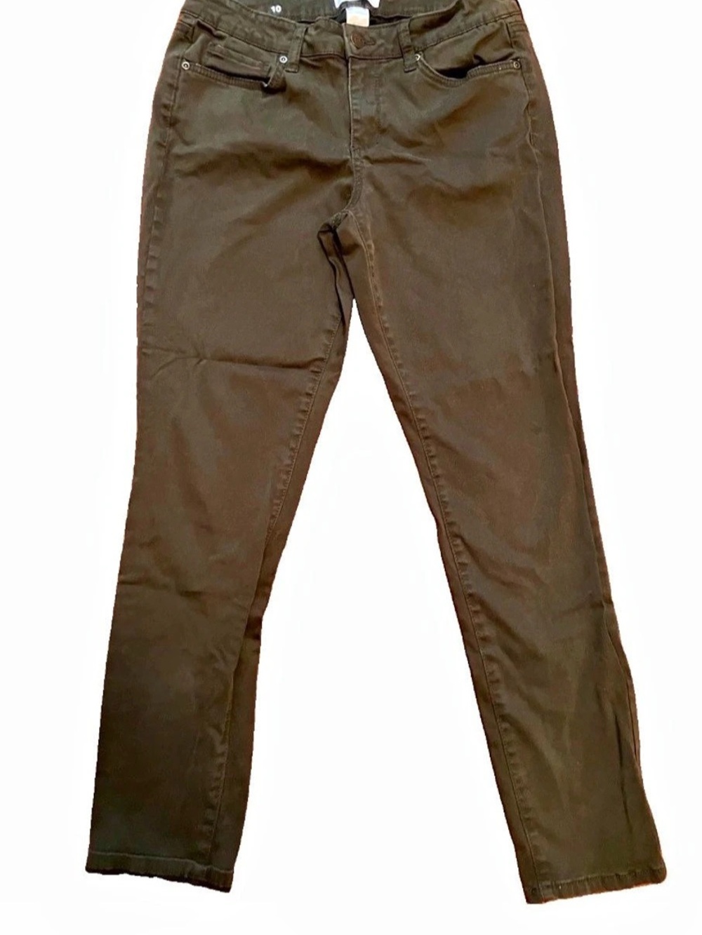 Sonoma Skinny Pants in dark green Size 10